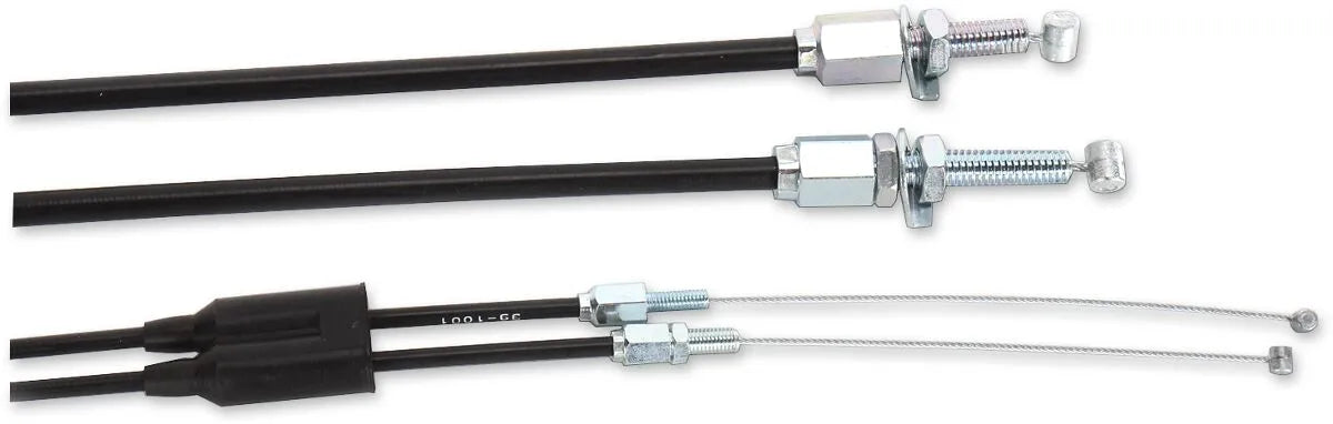 MOOSE OFFROAD HARD-PARTS Black Vinyl Throttle Cable