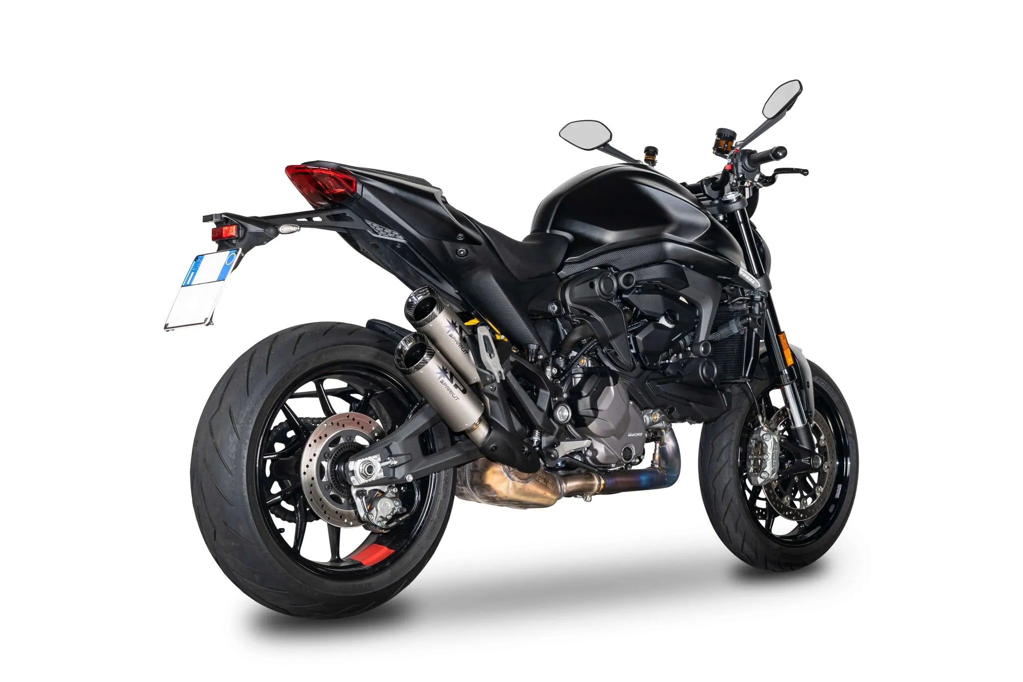 Spark Dyno Slip-on Muffler For Motorcycle - ECE Street Legal Approved