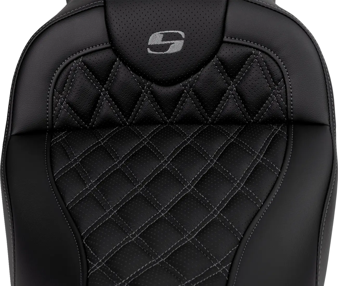 Saddlemen Roadsofa Lattice Stitch Seat - For Harley Davidson