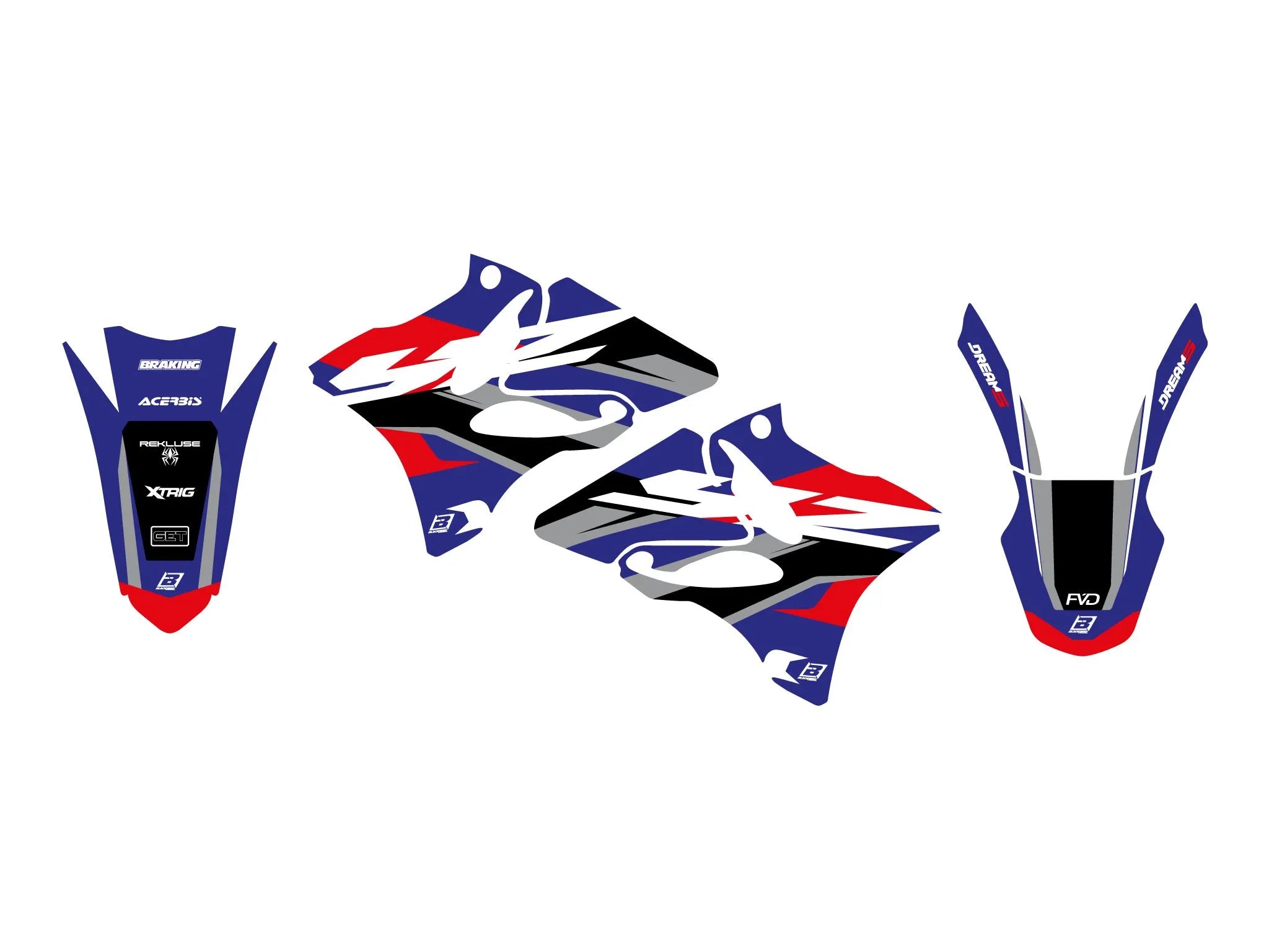 Blackbird Racing Dream 5 Graphic Kit For Yamaha