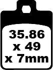 Ebc Sfa-hh Sintered Scooter Brake Pads - Front & Rear