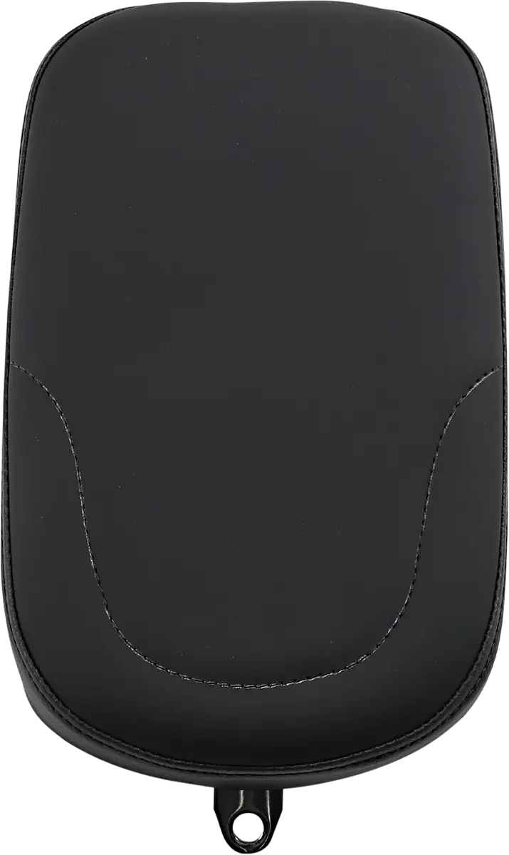 Drag Specialties Pillion Pad - Black Leather - For Harley Davidson