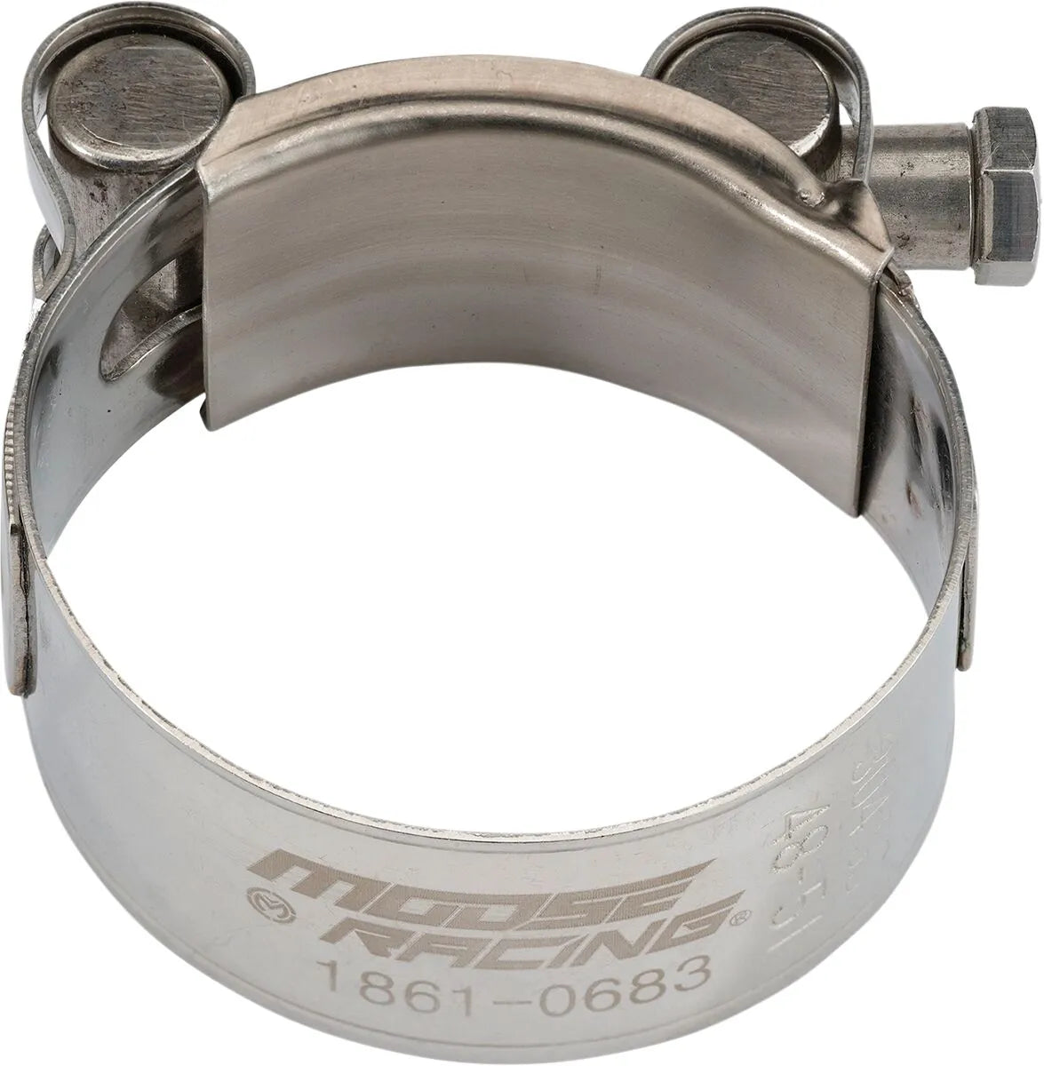Moose Offroad Stainless Steel Exhaust Clamp For 1.94"-2.12" Pipes