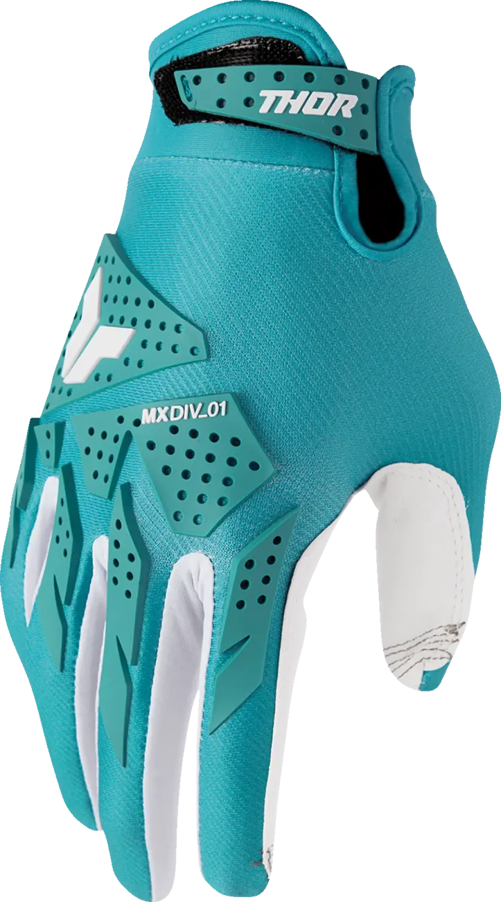 Thor Women's Launchmode Xp Gloves - Aqua/White