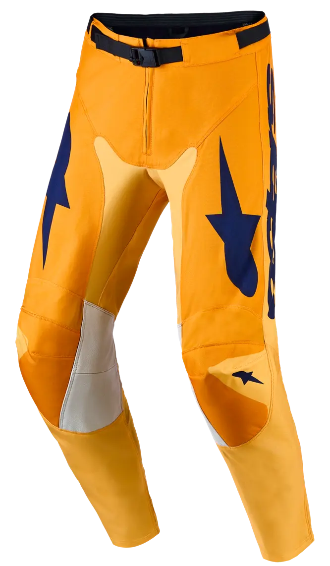 Alpinestars Racer Amber Pants Orange Gold Blue