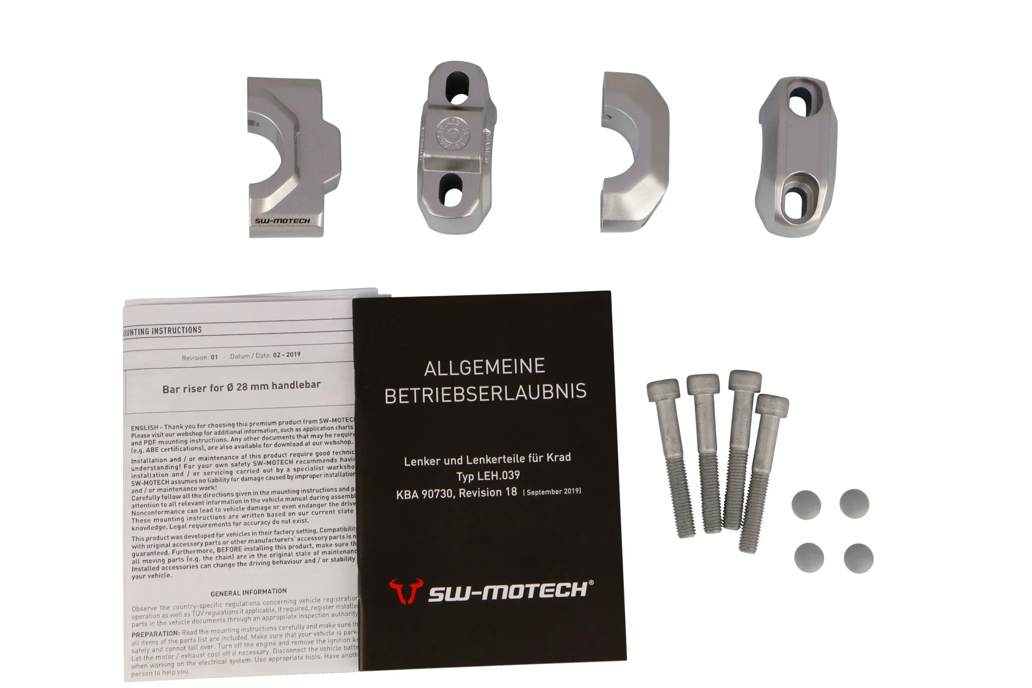 Sw-motech Bar Riser For 28mm Handlebar