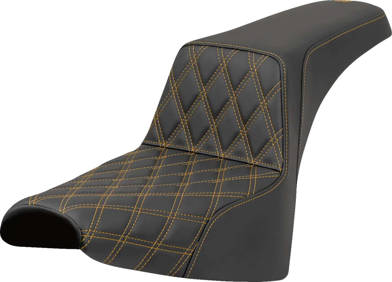 Saddlemen Lattice Stitch Step-up Seat - For Harley Davidson