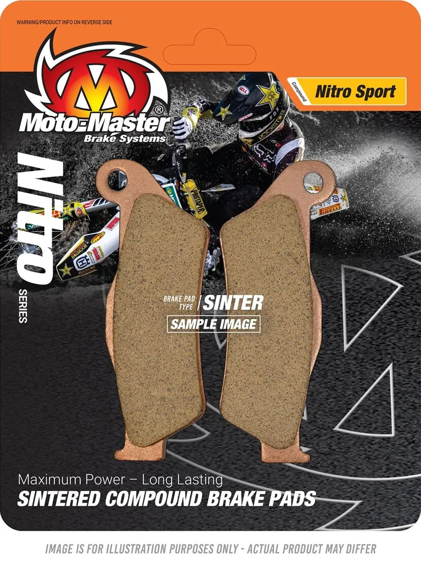 Moto-master Nitro Sport Brake Pads - Sintered Metal - Front & Rear