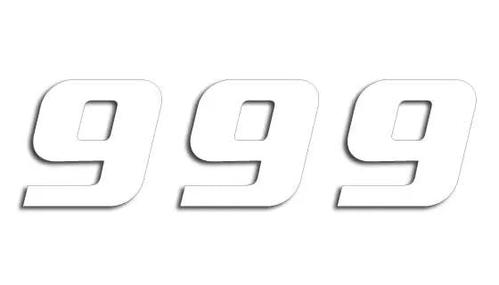 Blackbird Racing One Series Numbers - 9 (3 Pack)