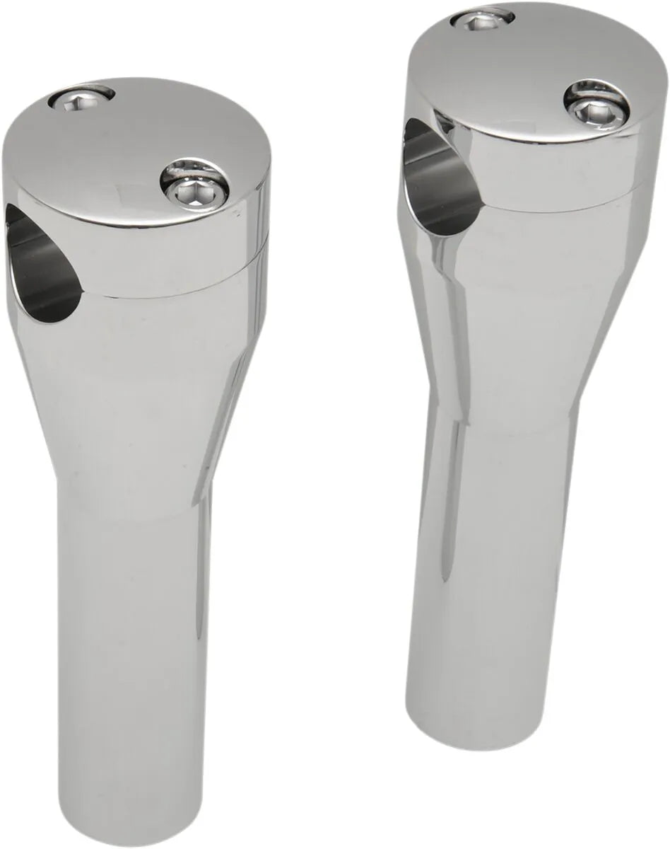 Drag Specialties Handlebar Riser Sockets - Chrome, 6"