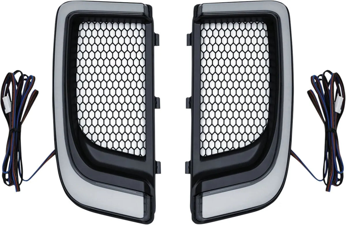 Kuryakyn Tracer Led Fairing Lower Grill Inserts