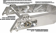 Alloy Art Aluminum Swing Arm For Custom Motorcycles