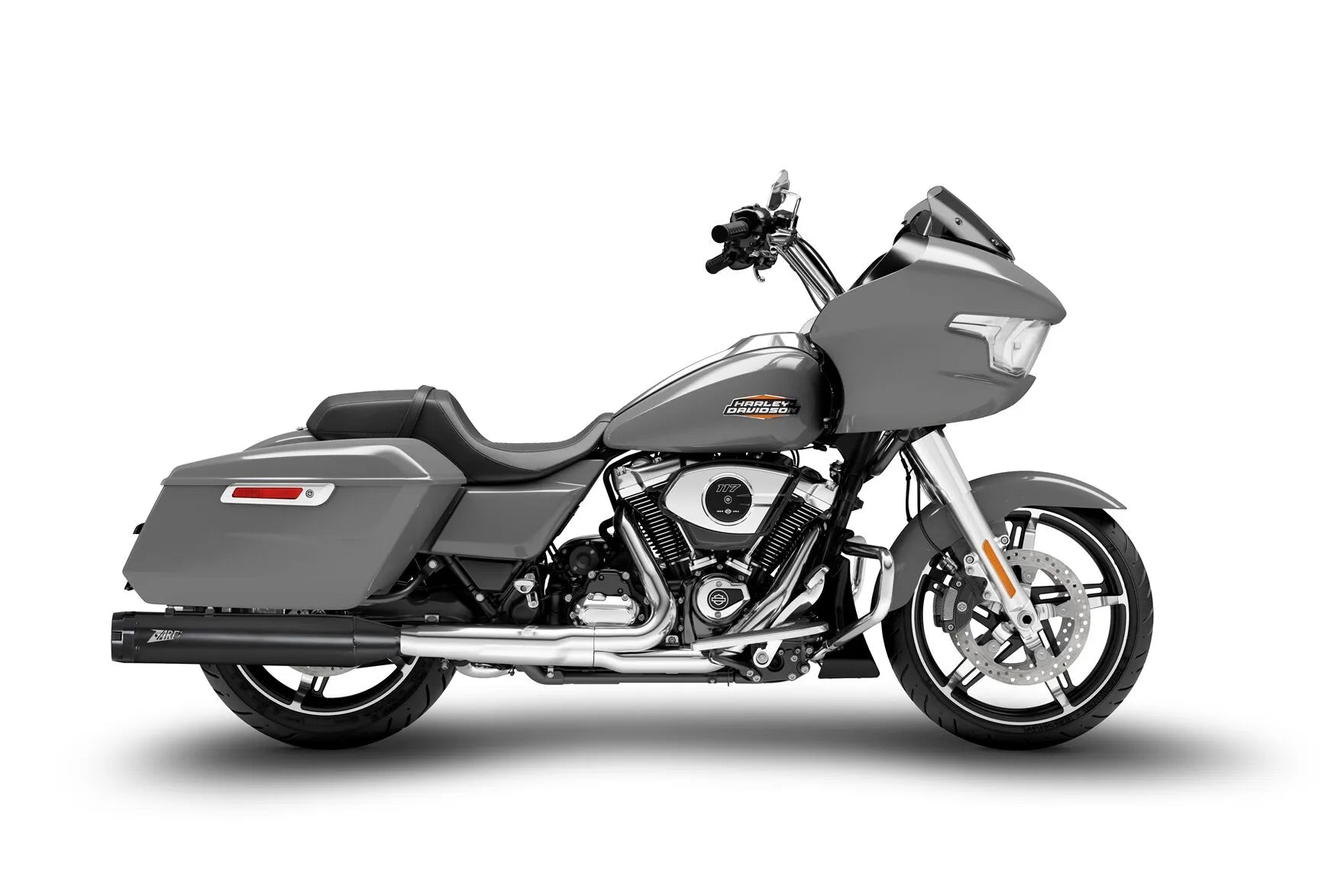 Zard 4.5" Slip-on Mufflers For Harley-davidson Touring - ECE Street Legal Approved