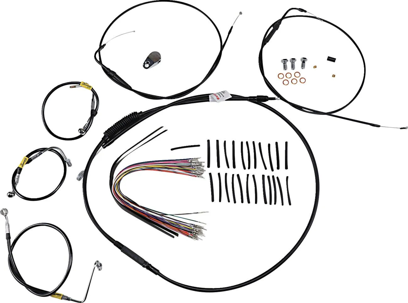 Burly Brand Control Kit for Early Touring 13" Bagger Bars