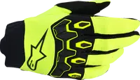 Alpinestars Youth Full Bore V2 Mx Gloves - Black/Fluorescent Yellow