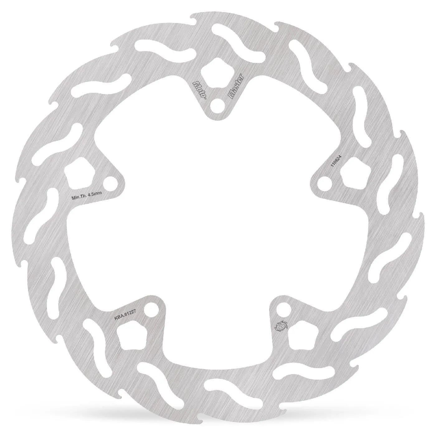 Moto-master Flame Series Fixed Brake Rotor - Rear