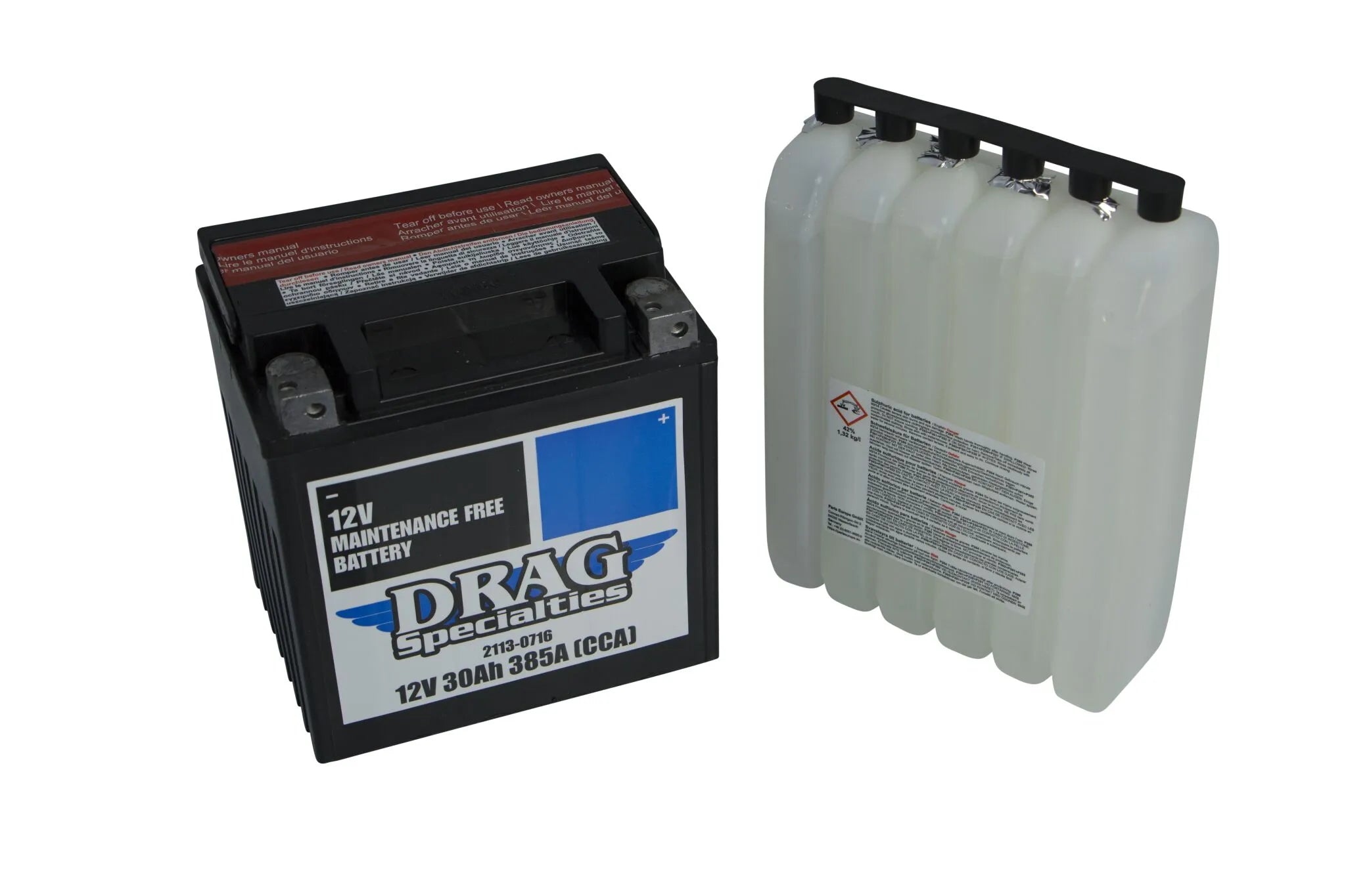 Drag Specialties Maintenance Free Battery