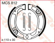 Trw Mcs812 Organic Brake Shoes - Superior Stopping Power - Rear
