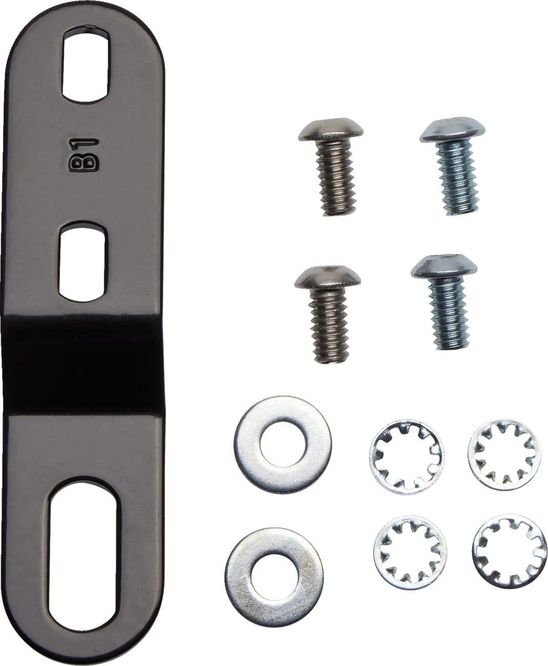 Le Pera Bare Bones Pillion Pad - Black Vinyl - For Harley Davidson