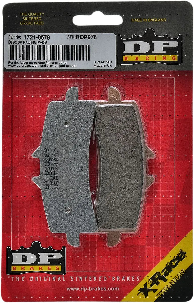 Dp Brakes Rdp X-race Titanium Sintered Brake Pads - Front