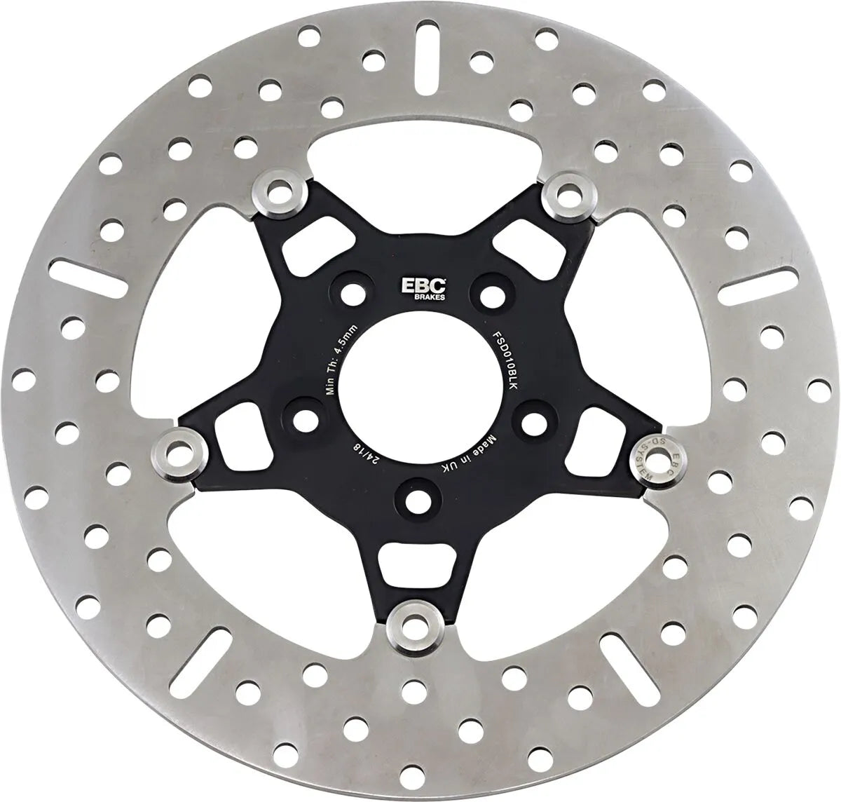Ebc Fsd Series Stainless Steel Front Brake Rotor For Big Twins - Front