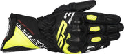 Alpinestars Sp-3 Leather Motorcycle Gloves - Black/White/Fluorescent Yellow