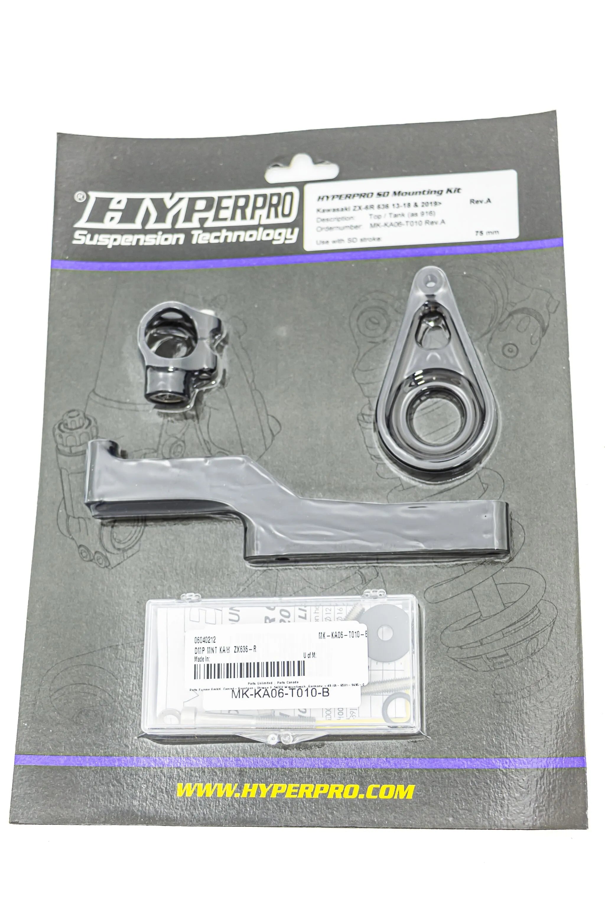 Hyperpro Steering Damper Mounting Kit