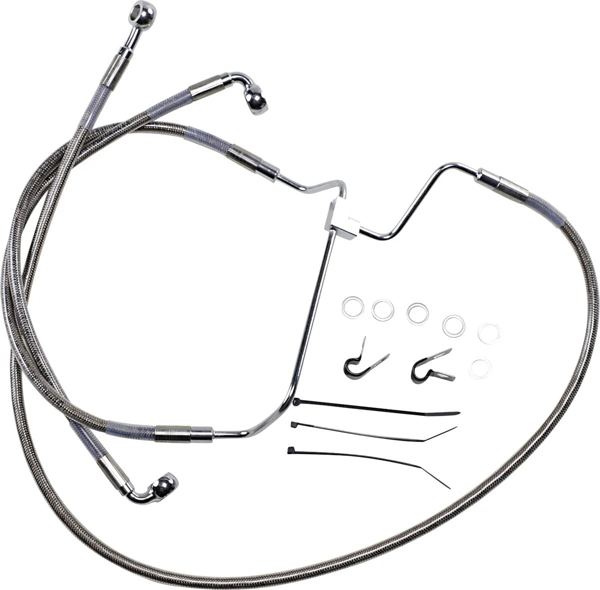Drag Specialties Extended Brake Line Kit - No Abs