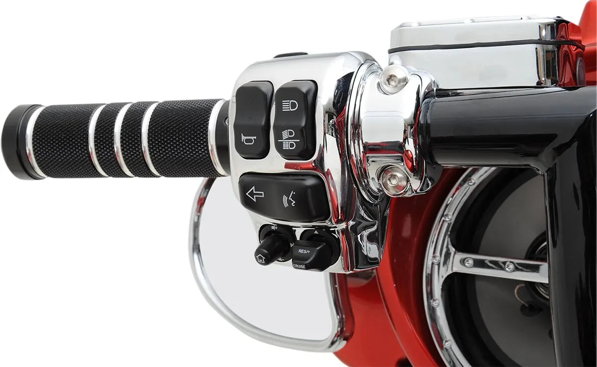 Drag Specialties Handlebar Switch Housing Kit Chrome