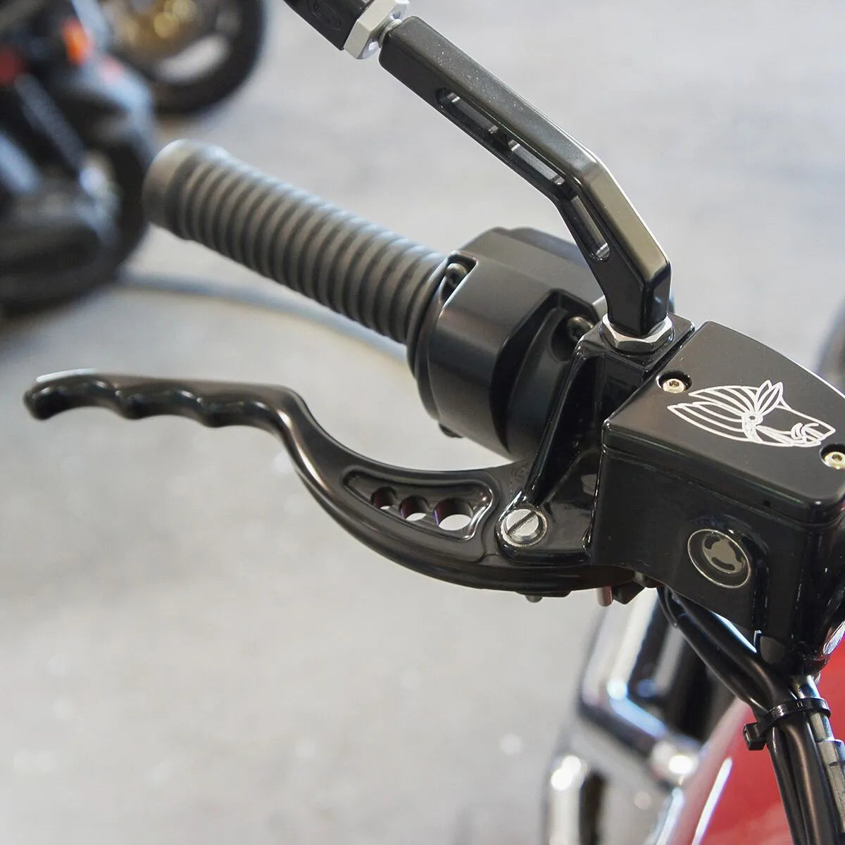 Joker Machine Hand Lever For Indian - Black