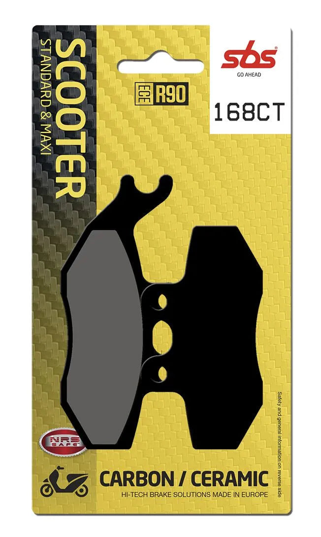 Sbs Ct Scooter Carbon Tech Organic Brake Pads - Front
