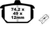 Ebc Fa-hh Series Sintered Brake Pads - Rear