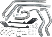 Bassani Xhaust Power Curve True-dual Header Pipes For Softail