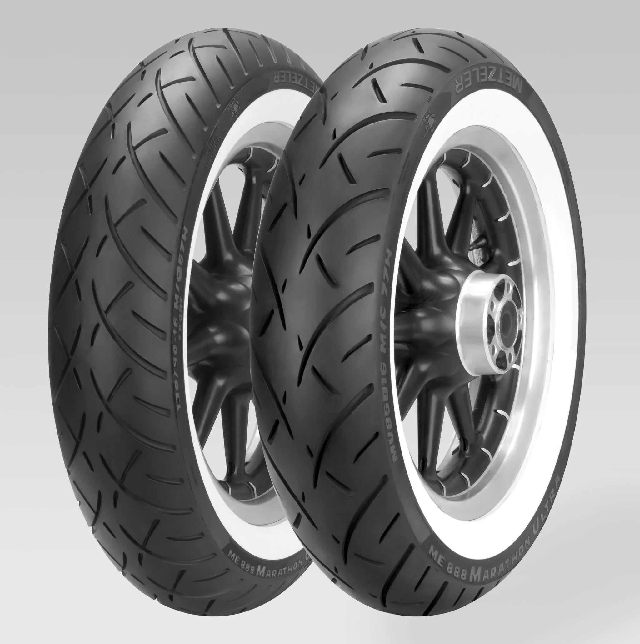 Metzeler Me 888 Marathon Ultra Tire Front Mt90b16 Whitewall