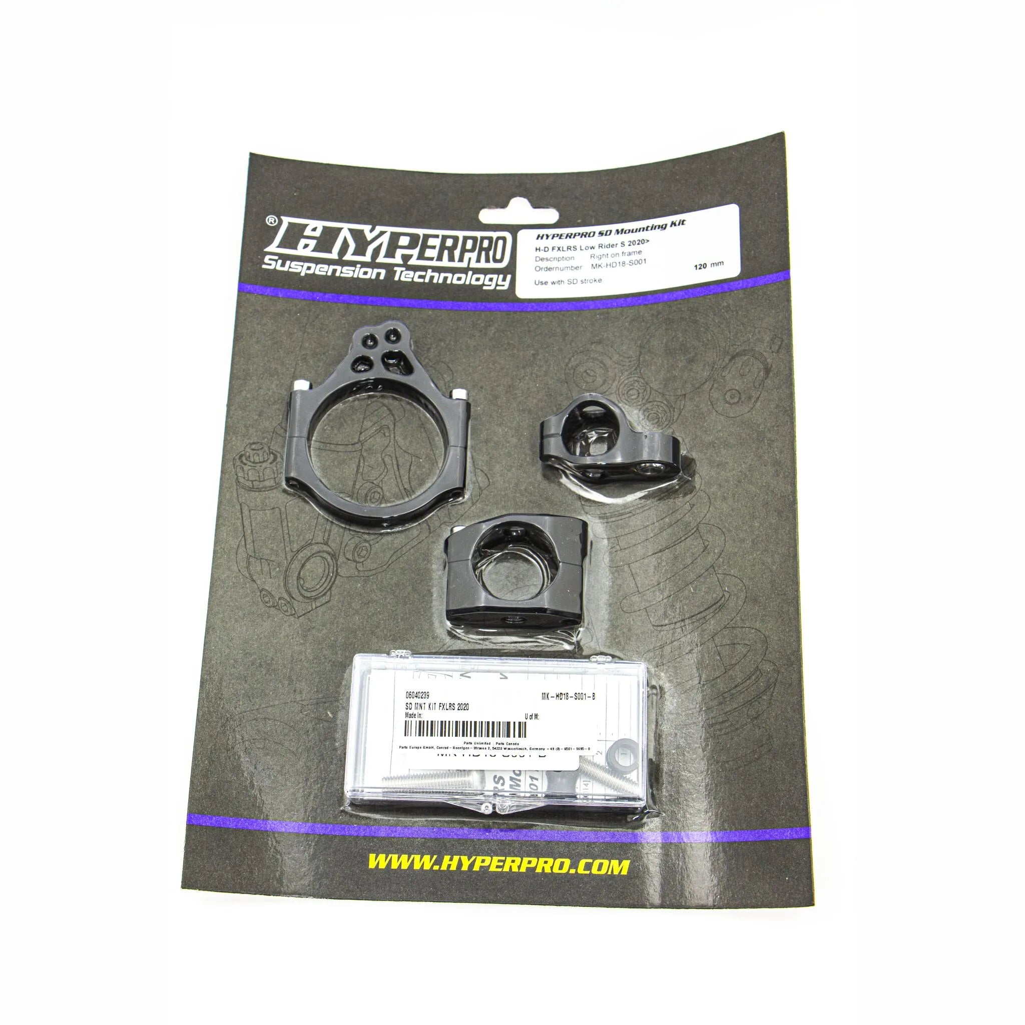 Hyperpro Steering Damper Mounting Kit