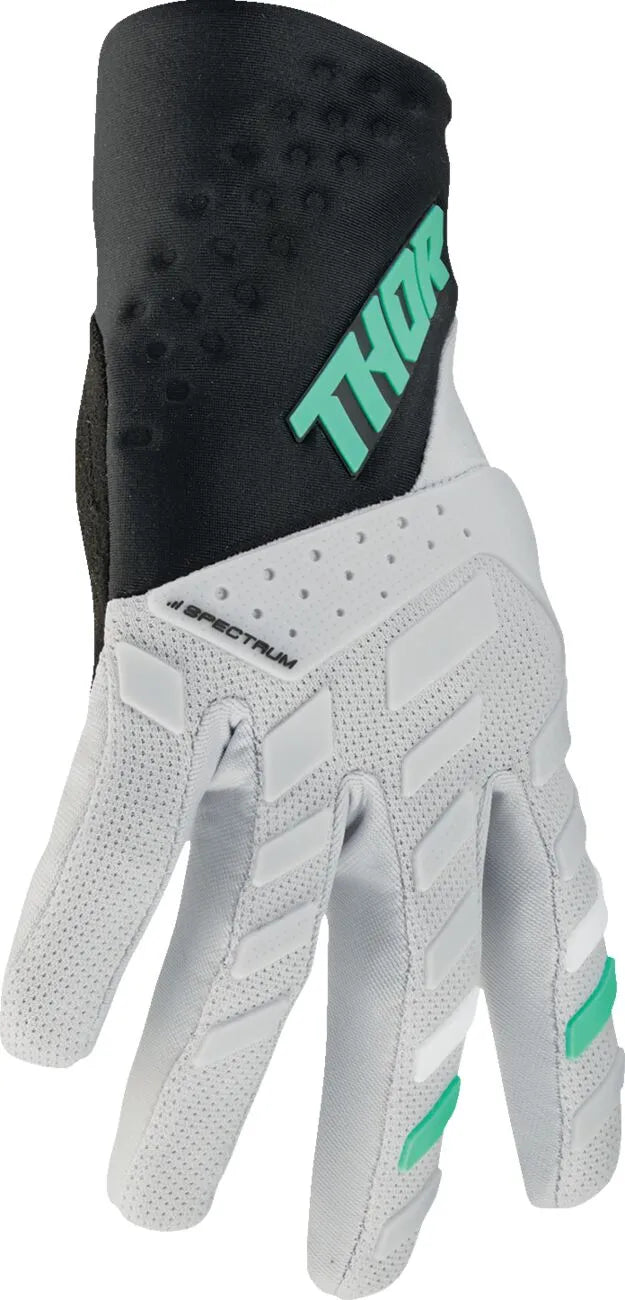 Thor Women's Spectrum Mx Gloves - Black/Gray/Mint