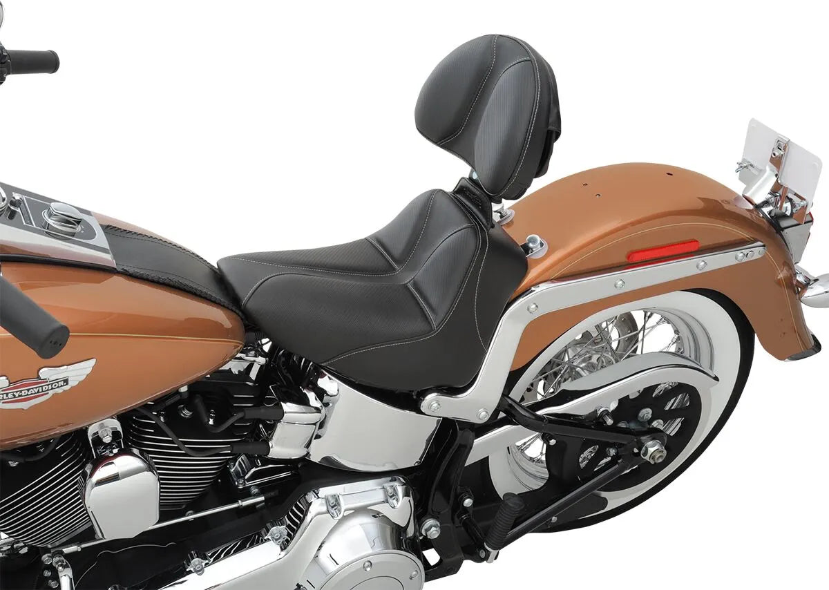 Saddlemen Dominator Solo Seat - Gelcore Comfort - For Harley Davidson