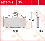 Trw All Round Sintered Metal Brake Pads - Front