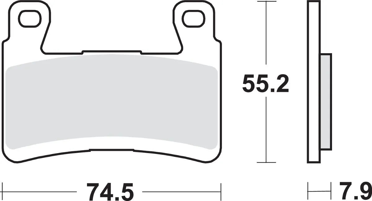 Sbs Hs Street Excel Sintered Front Brake Pads - Front