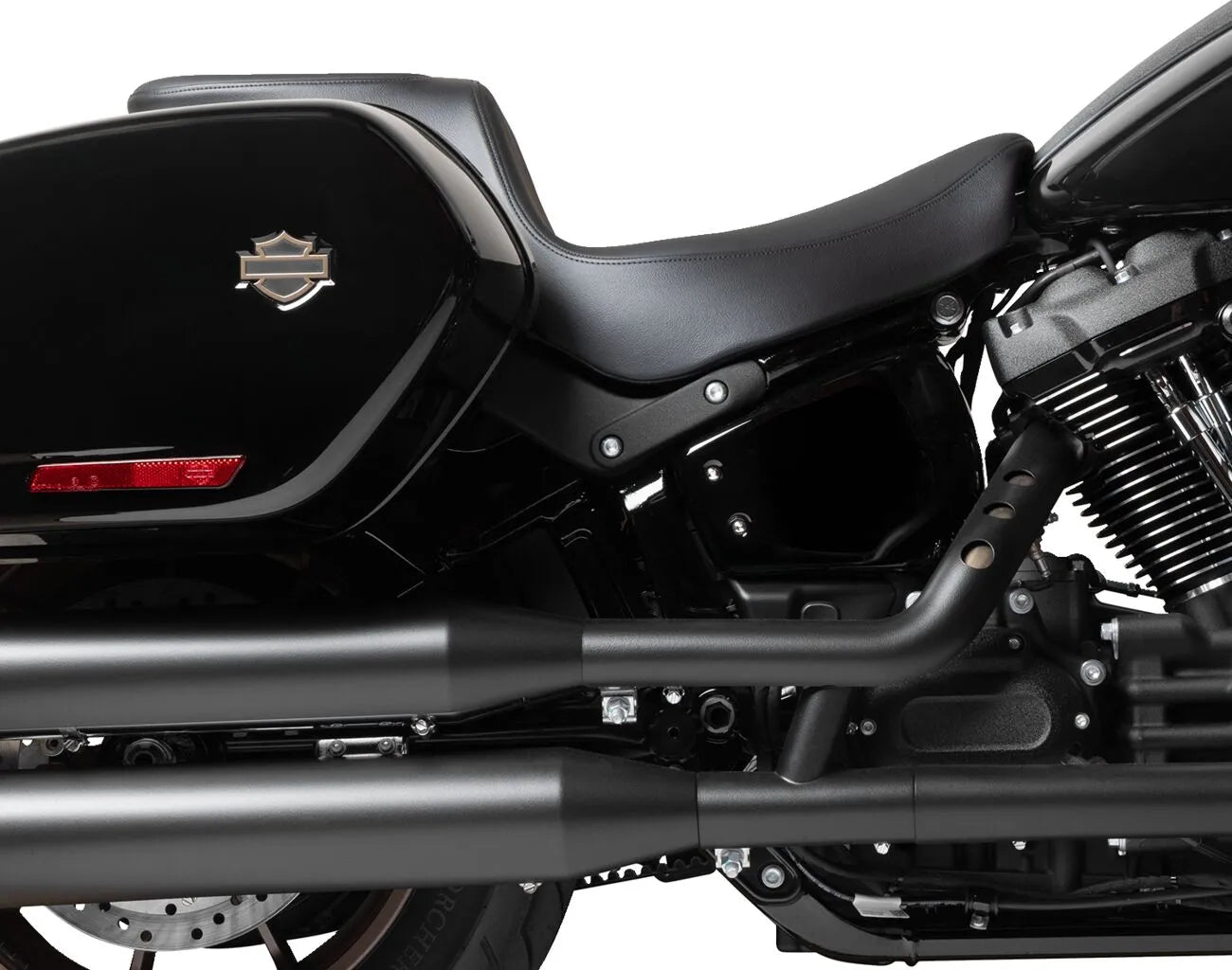 Drag Specialties Performance Predator 2-up Seat - For Harley Davidson