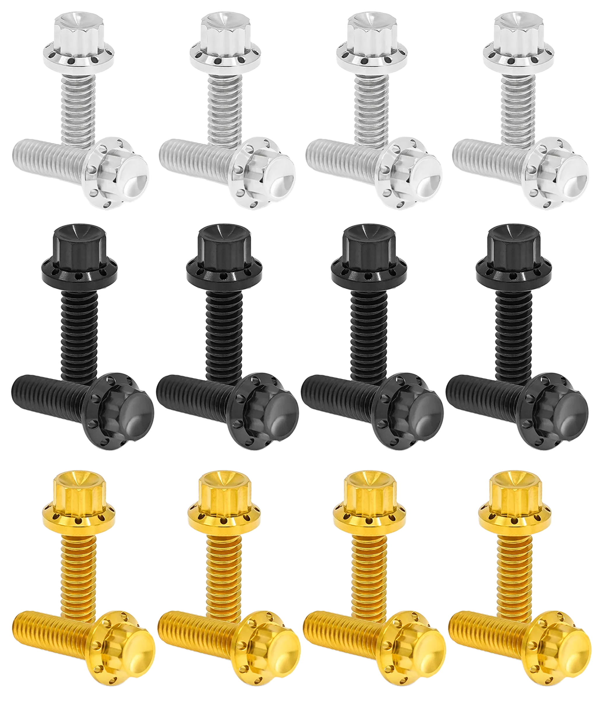 Arlen Ness Lifter Block Titanium 12-POINT Bolt Kits – Hardware
