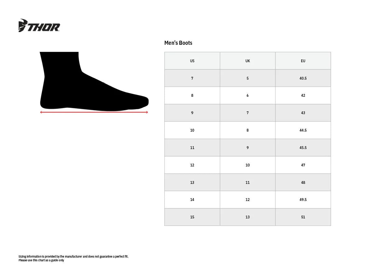 Thor Radial Mx Boots Frost White Mens