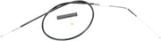 DRAG SPECIALTIES Black Vinyl Throttle Cable