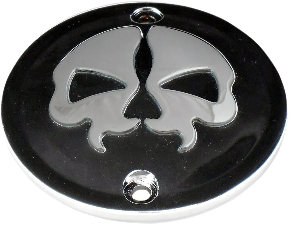 Drag Specialties Split Skull Points Cover - Black