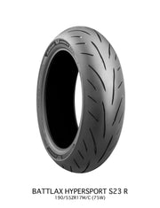 Bridgestone Battlax Hypersport S23 Rear Tire 200/55zr17