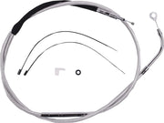 Magnum Shielding Polished Clutch Cable For Harley Davidson
