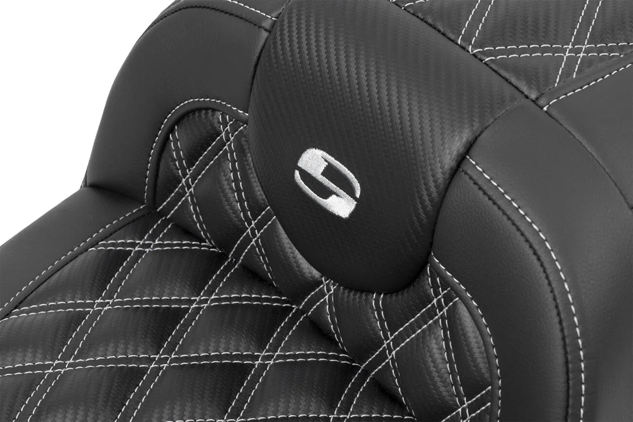 Saddlemen Roadsofa Carbon Fiber Seat - For Harley Davidson