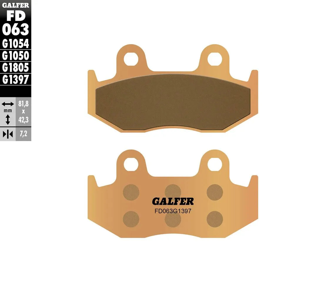 Galfer Hh Sintered Brake Pads Set - Front & Rear