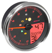 Koso HD-05 Fat Bob Style Gauge for Softail and Road King – Gauges & Dashes