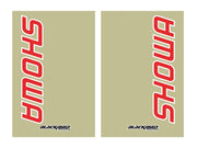 Blackbird Racing Fork Stickers - Red Vinyl Fork Guard Decals